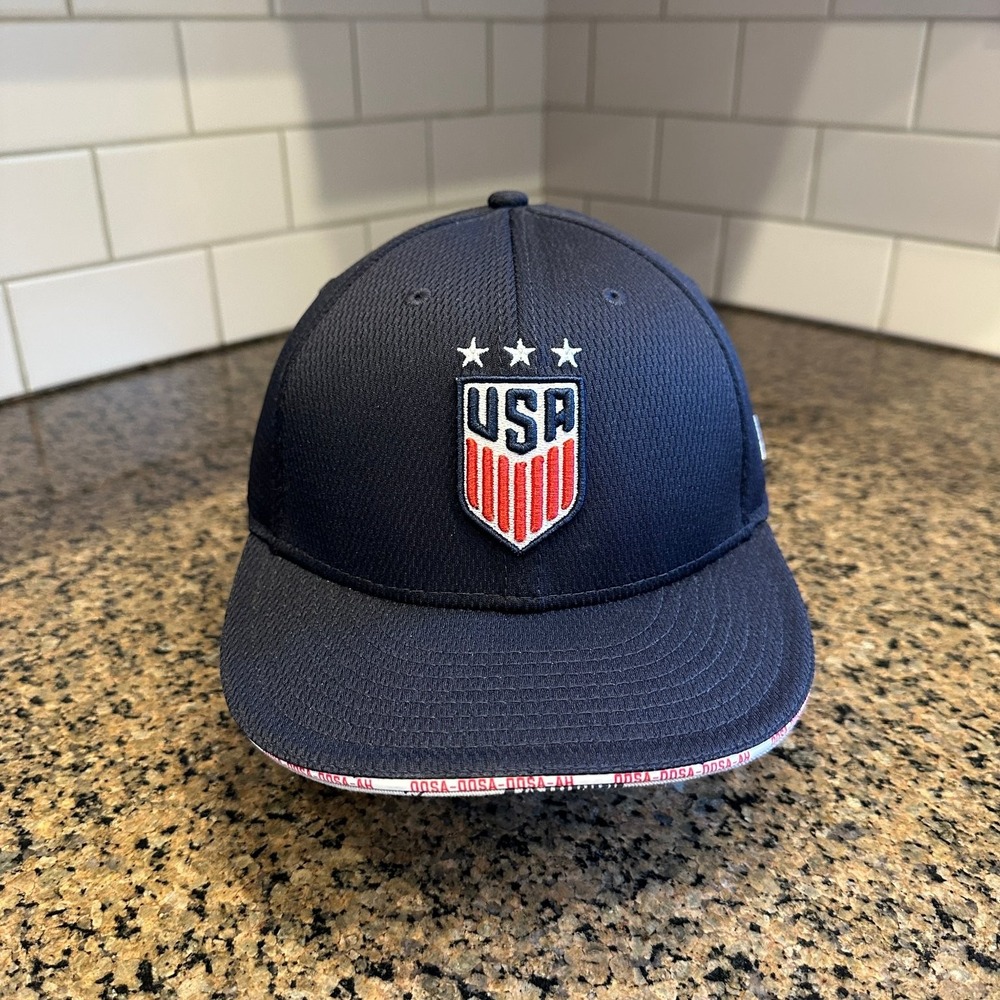 U.S. Soccer Mens National Team New Era 9Fifty Hat Cap Snapback One Size Blue